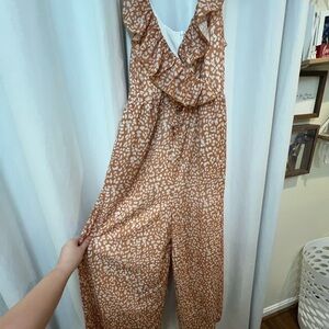 Cheetah Patterned Jumpsuit